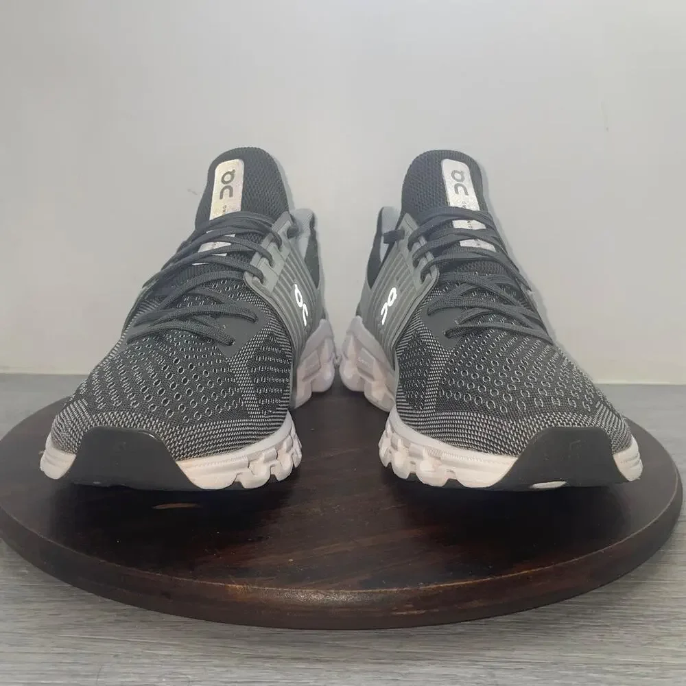 On Cloudswift Mens Size 9.5 Gray White Athletic Running Walking Shoes Sneakers
